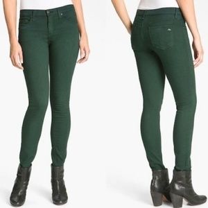 rag & bone/Jeans Skinny Forest Green Pants